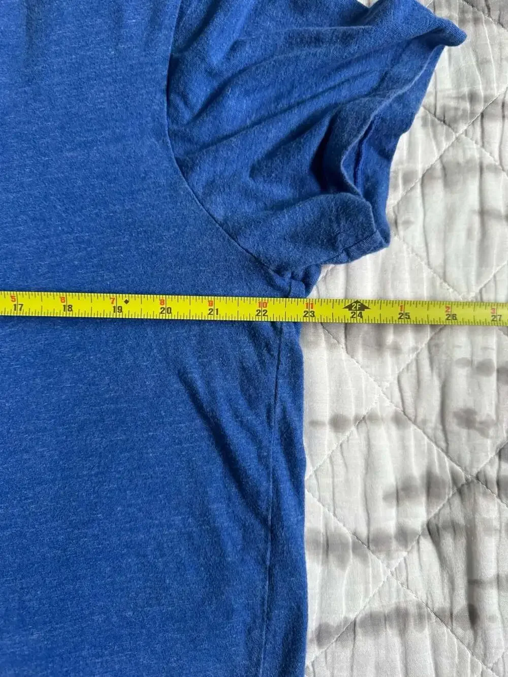 Polo Ralph Lauren Men's Crewneck Short Sleeve Heather Blue T-Shirt Men’s L